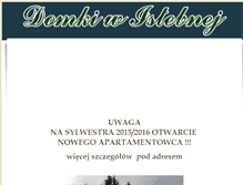 Tablet Screenshot of domki-istebna.pl